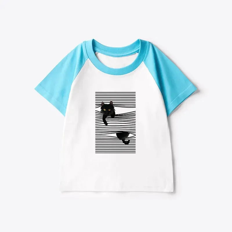 Unisex Kids Cotton T-shirt for Daily Wear