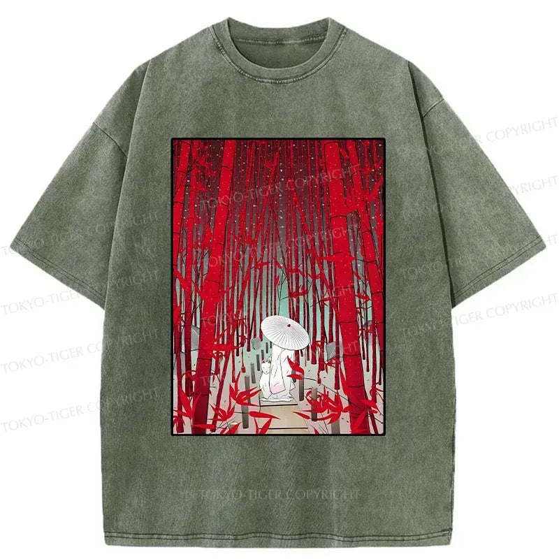 Japanese Bamboo Forest T-Shirt on Sale
