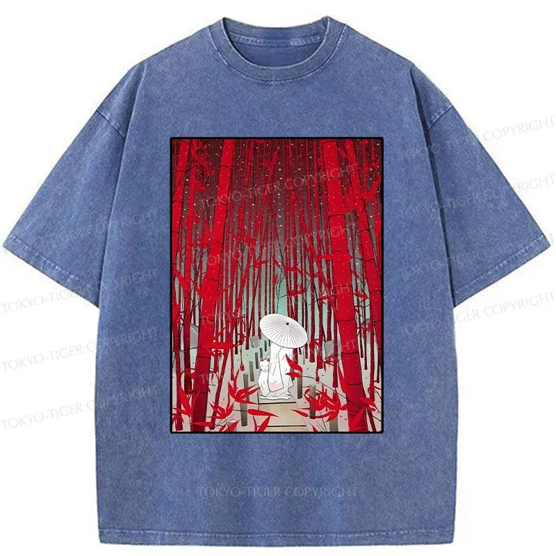 Kyoto-Lion Japanese Bamboo Forest T-Shirt