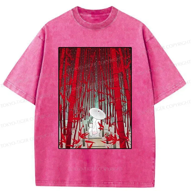 Kyoto-Lion Japanese Bamboo Forest T-Shirt
