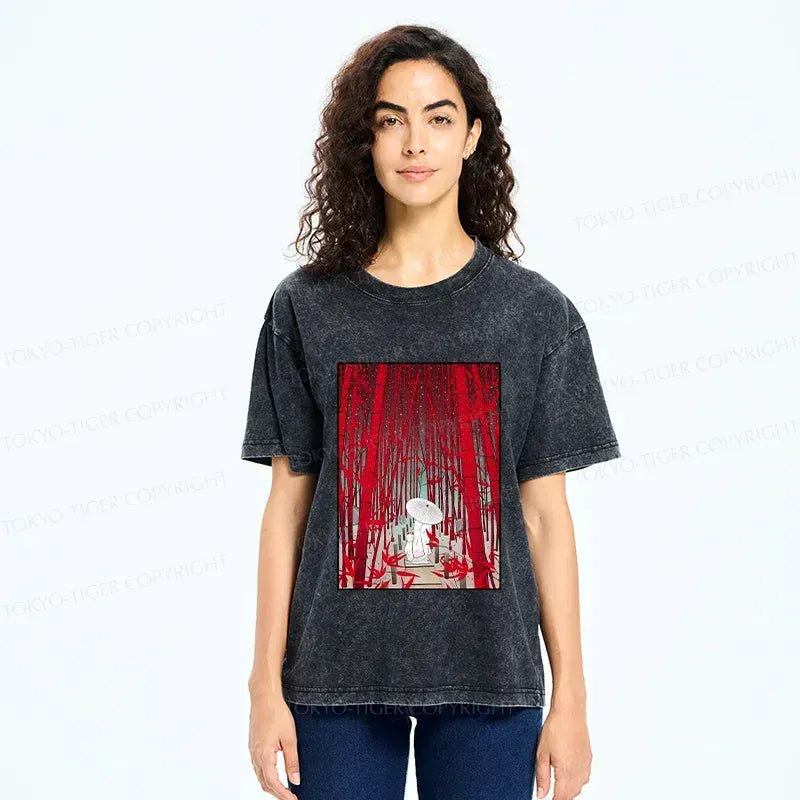 Japanese Washed T-Shirt for Everyday Wear