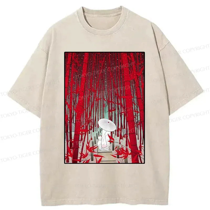 Kyoto-Lion Japanese Bamboo Forest T-Shirt