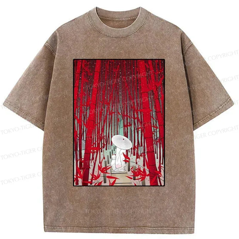 Kyoto-Lion Japanese Bamboo Forest T-Shirt