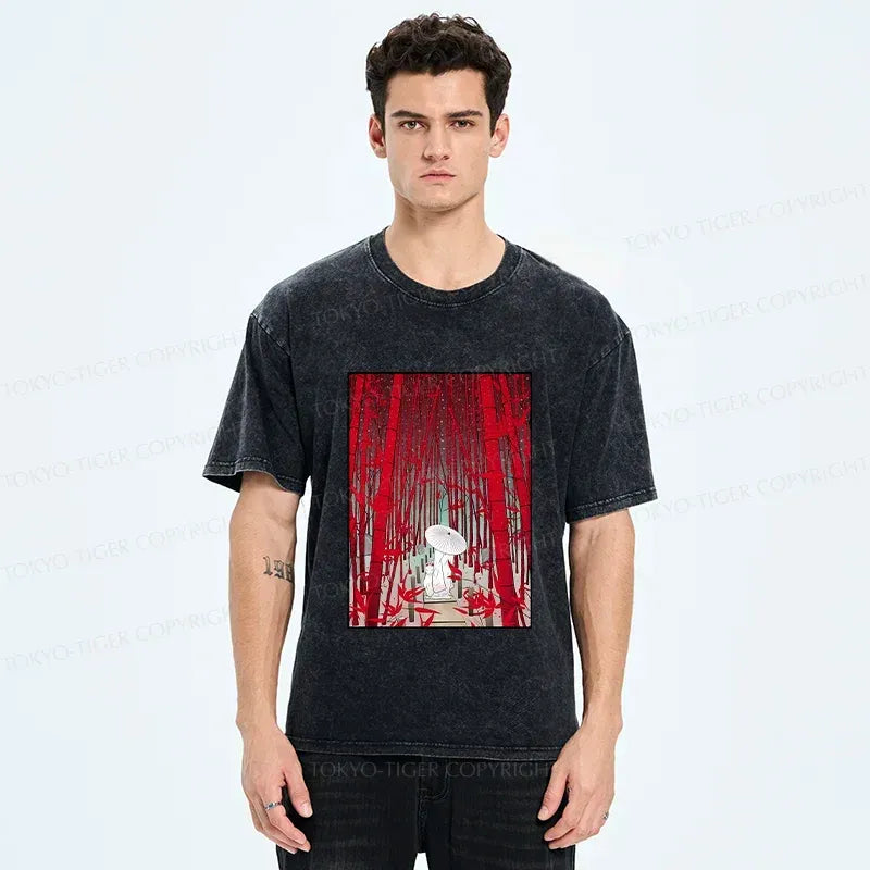 Japanese Washed T-Shirt for Everyday Wear