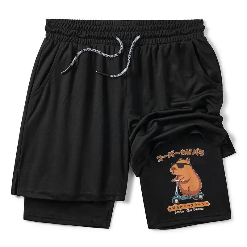Unisex Capybara Shorts Daily Wear