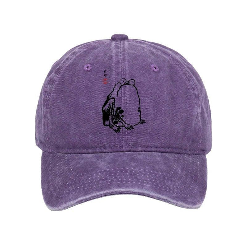 Grumpy frog cap unisex adjustable
