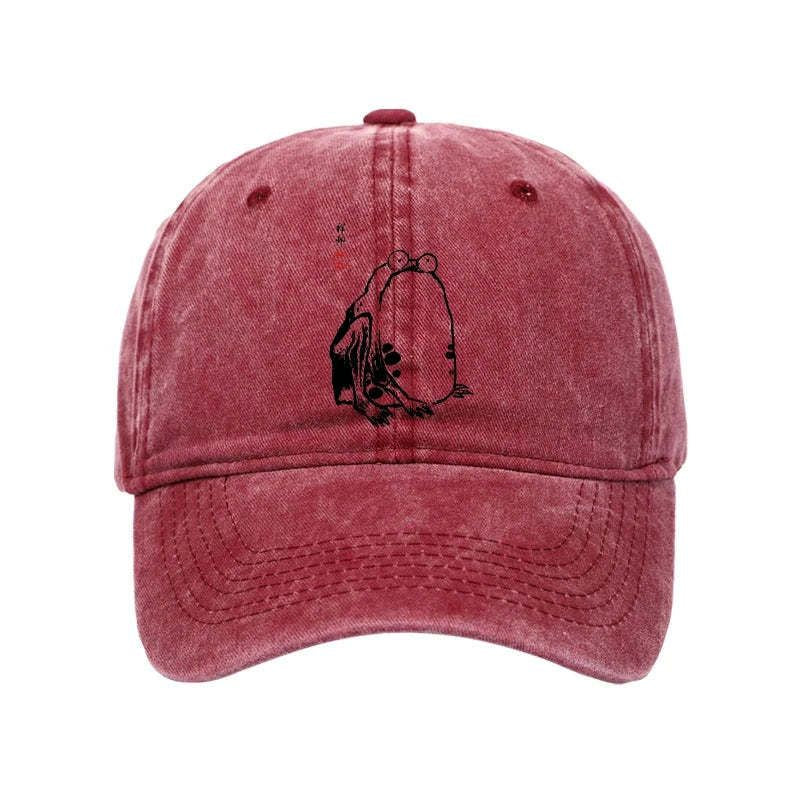 Grumpy frog cap unisex adjustable