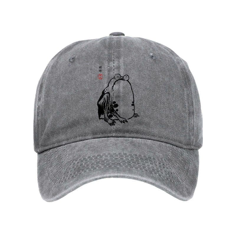 Grumpy frog cap unisex adjustable