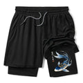 Best seller koi fish shorts for gym