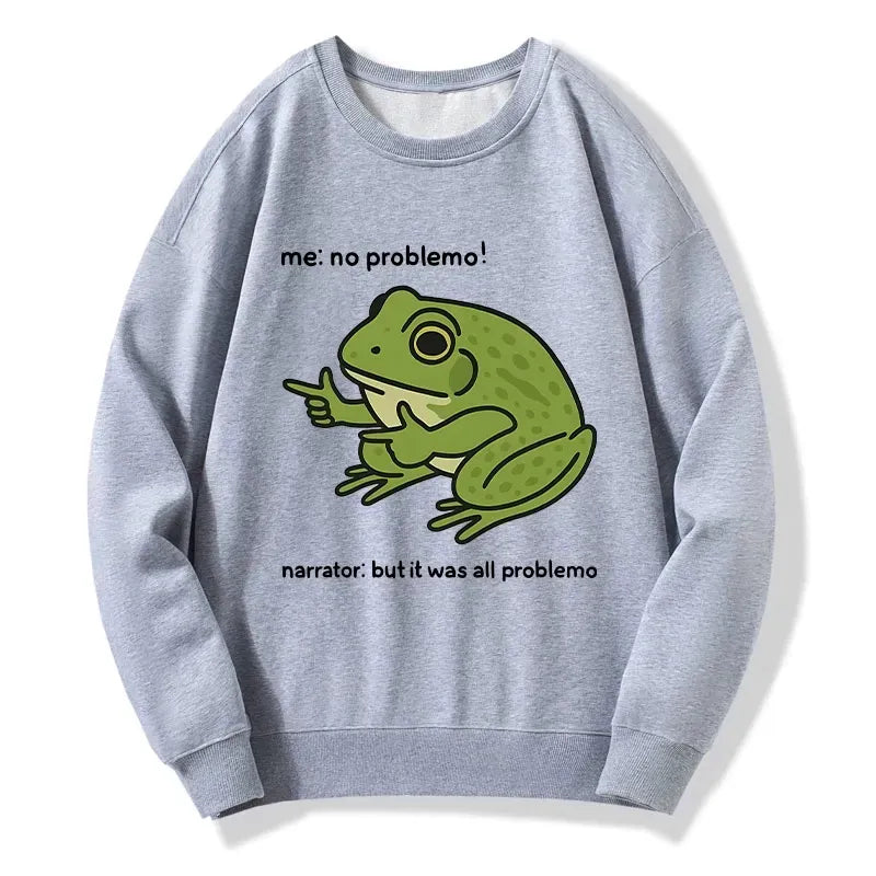 funny japanese meme frog sweatshirt
