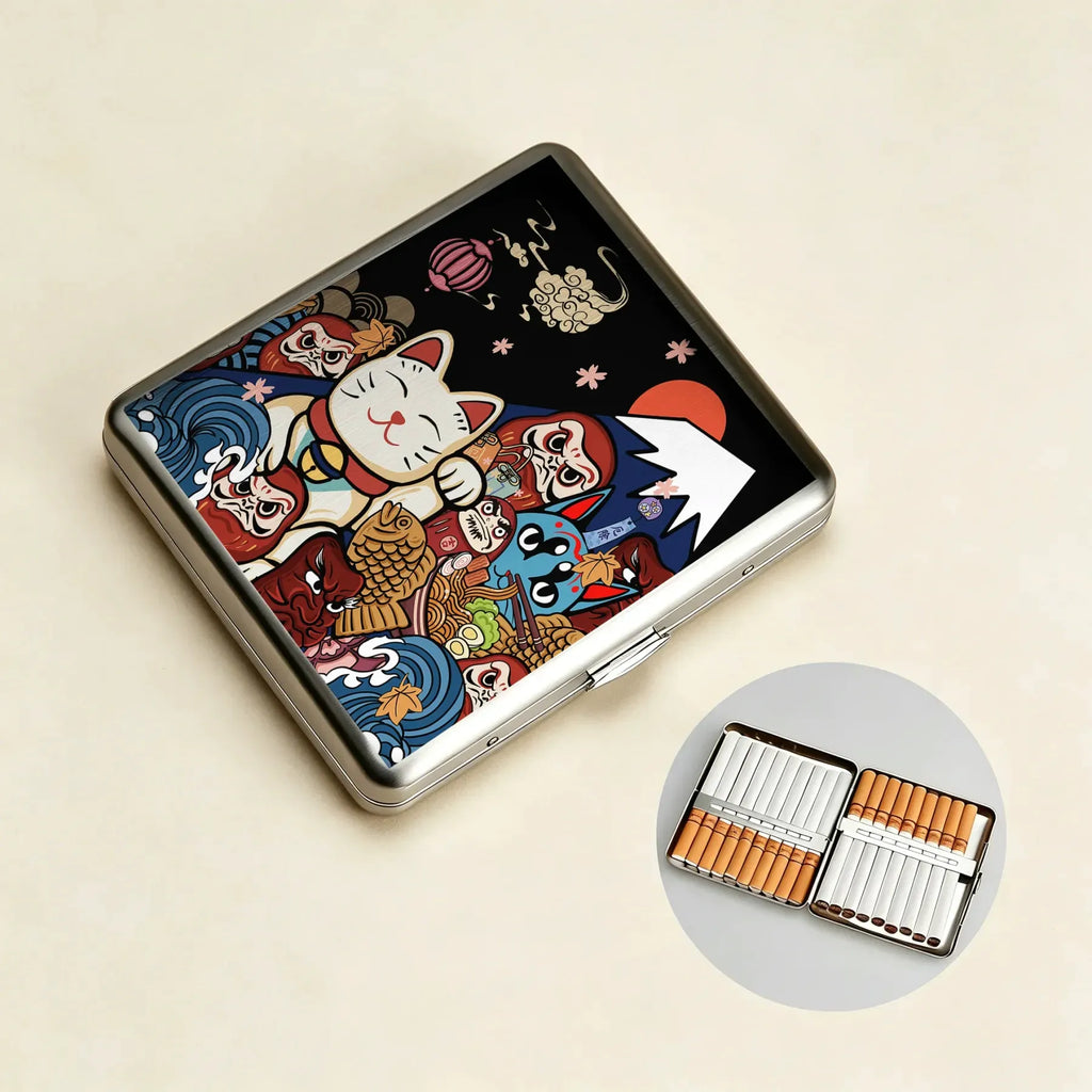 Japanese Vintage Cigarette Case for Men