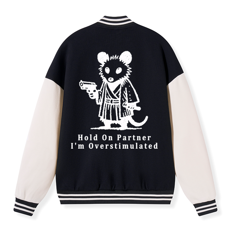 funny possum samurai varsity jacket