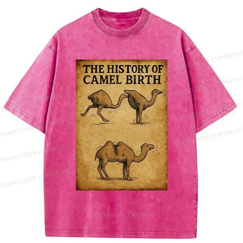 Kyoto-Lion The History Of The Camel Washed T-Shirt