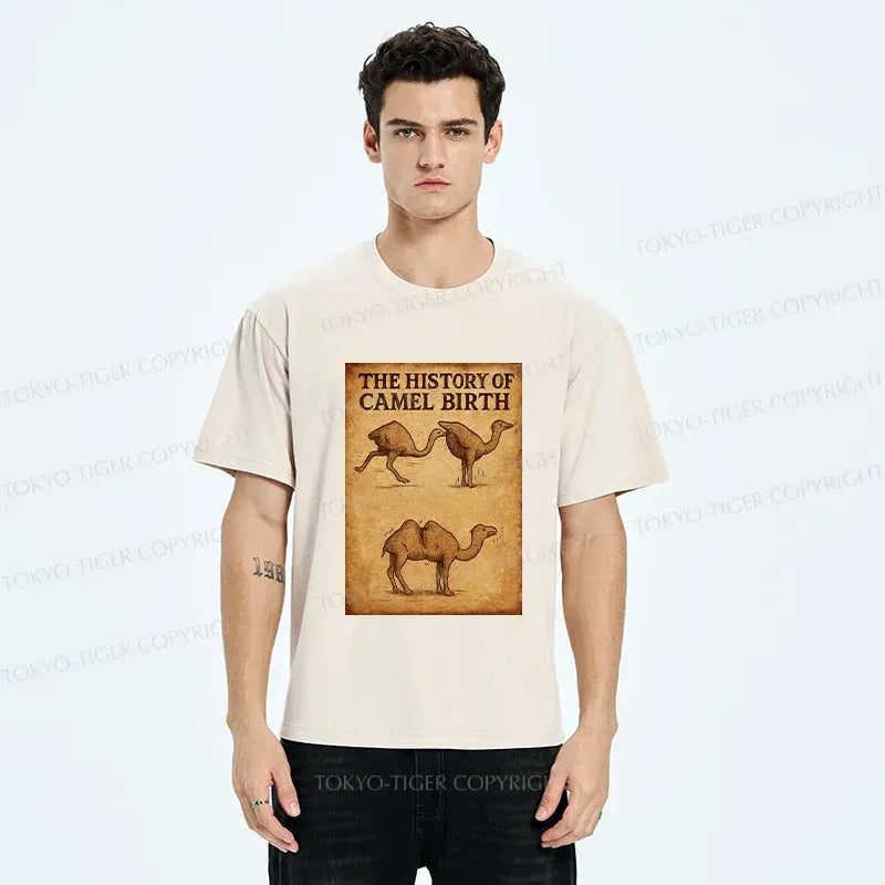 Kyoto-Lion The History Of The Camel Washed T-Shirt