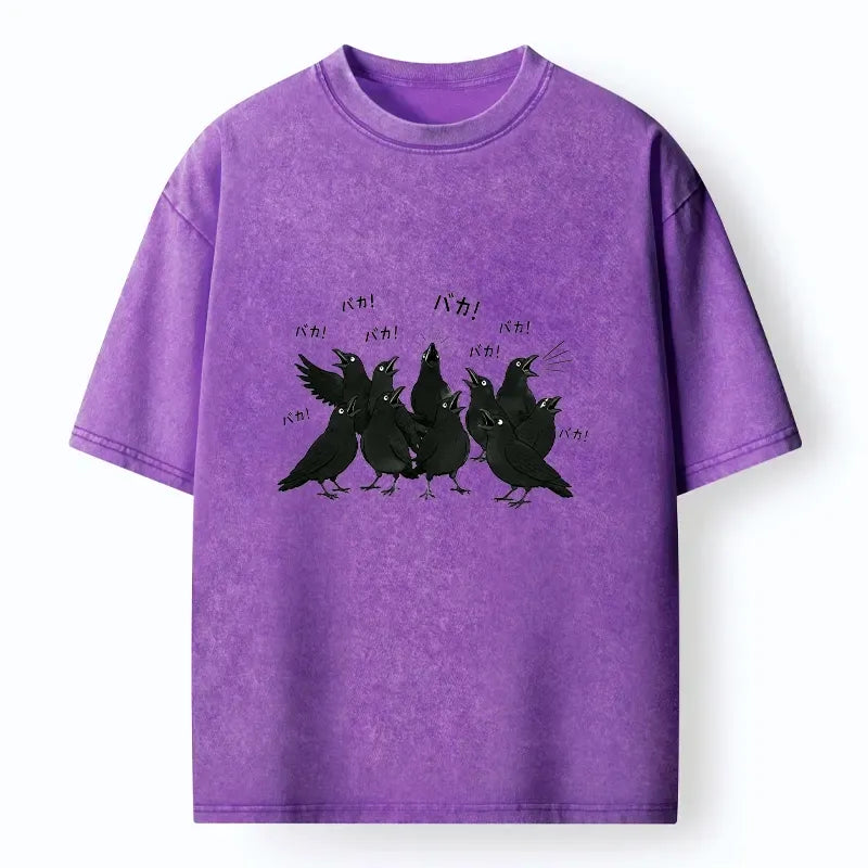 Vintage Japanese Crow T-Shirt Gift Idea