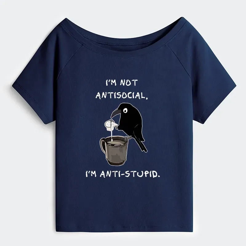 Cool crow shirt for gift for her