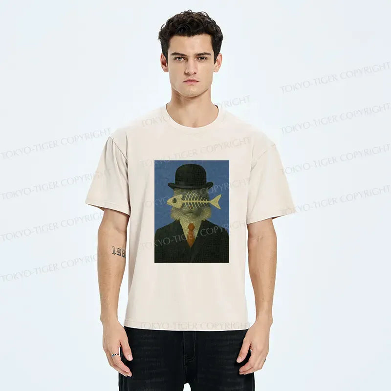 Japanese Washed T-Shirt for Daily Wear