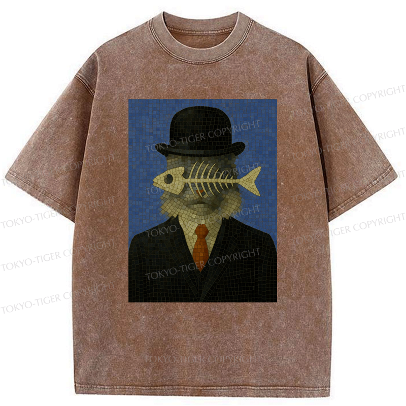 Japanese Washed T-Shirt for Daily Wear