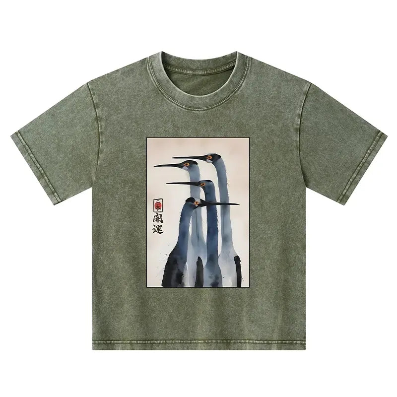 Comfortable Japanese Sandhill Crane T-Shirt