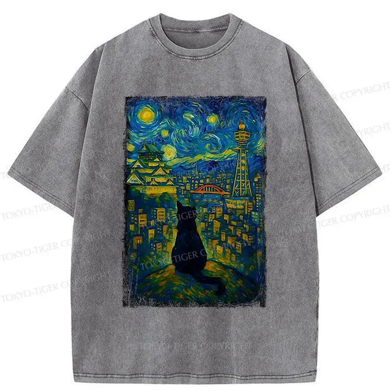 Osaka Cats Vintage T-Shirt on Sale