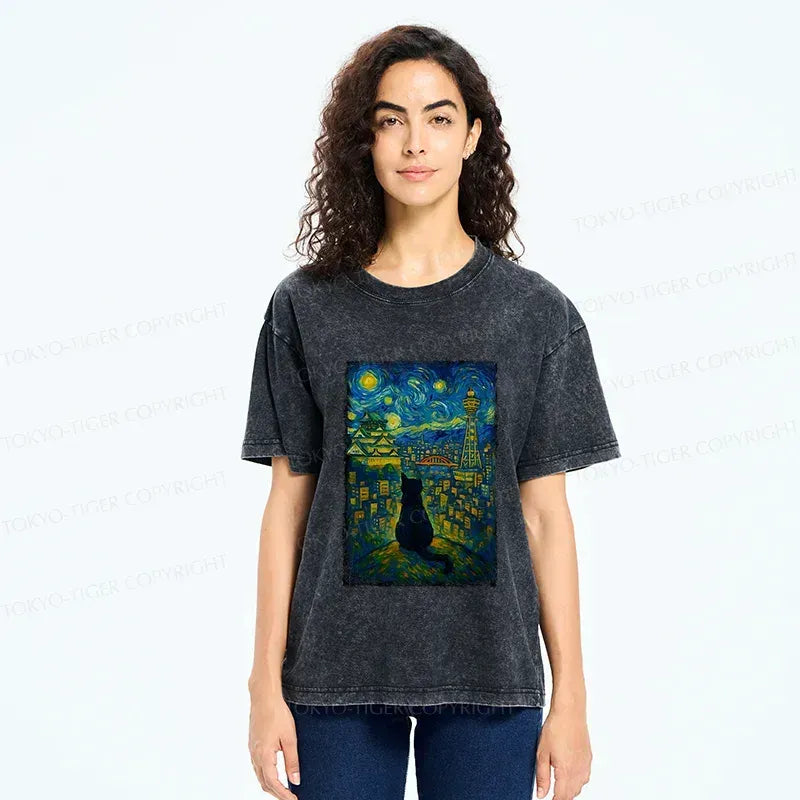 Washed Cotton Tee Gift for Her