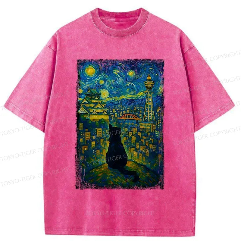 Osaka Cats Vintage T-Shirt on Sale