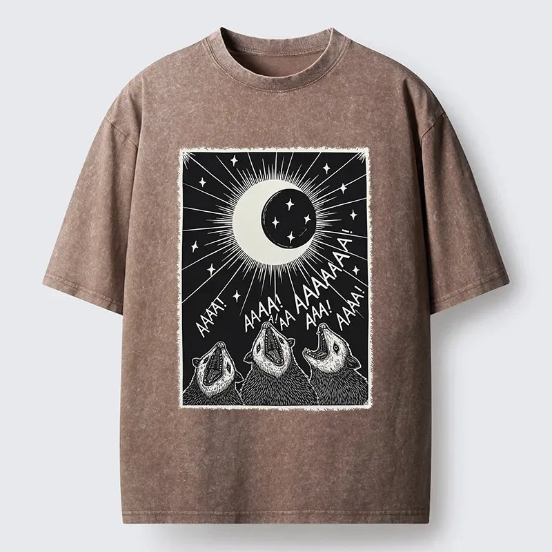 Japanese Opossum Washed T-Shirt