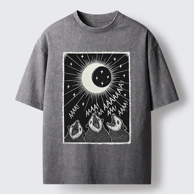 Japanese Opossum Washed T-Shirt