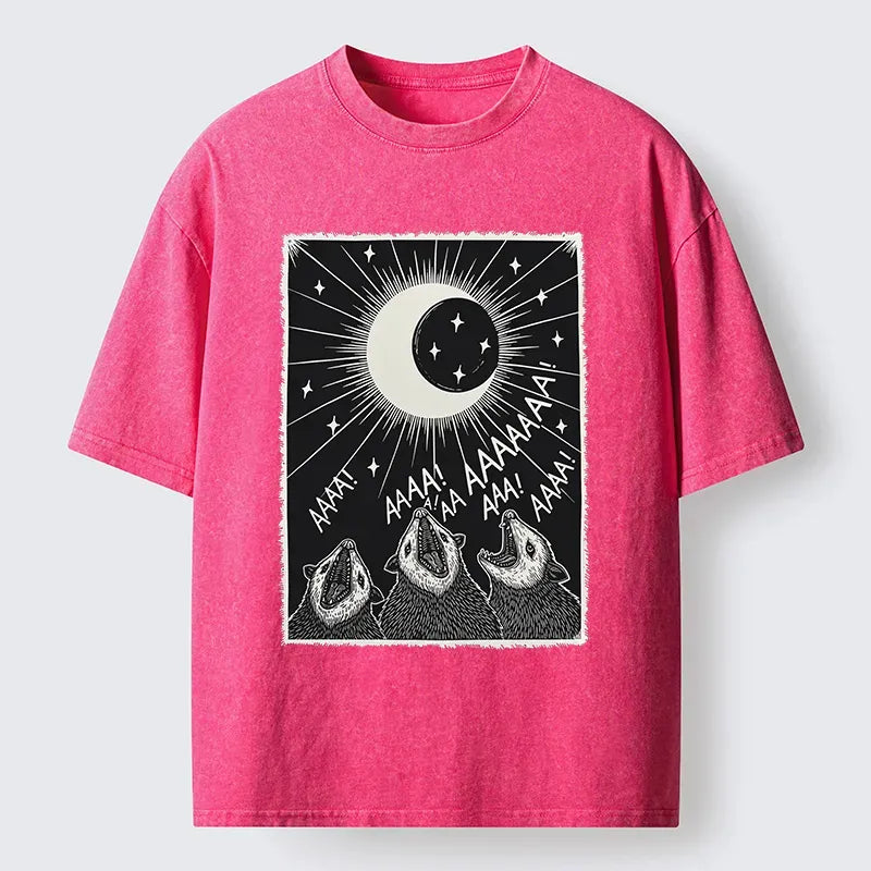 Japanese Opossum Washed T-Shirt