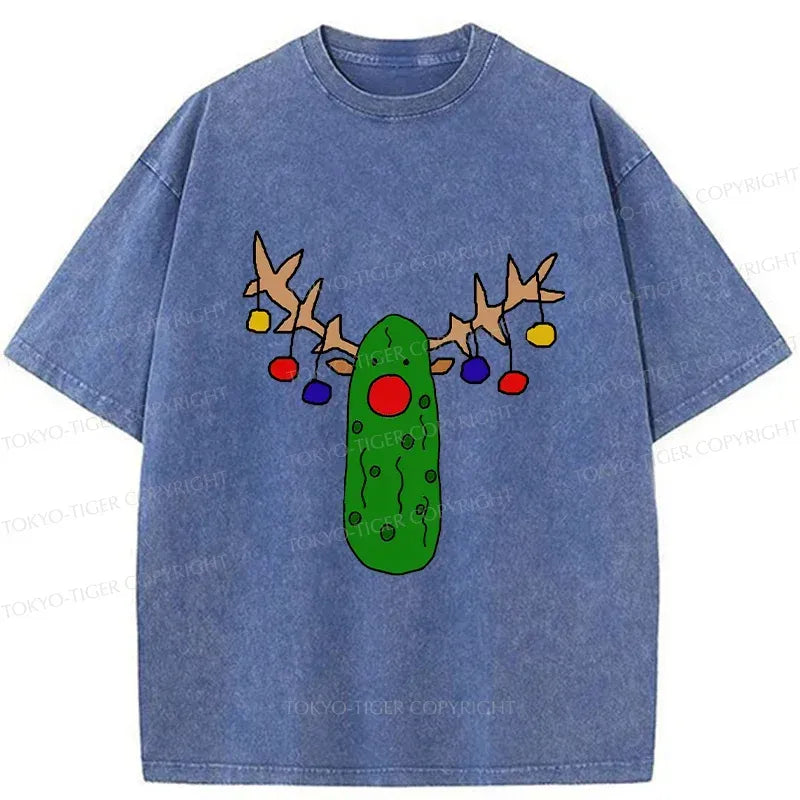 Christmas Pickles T-Shirt Casual Daily Wear