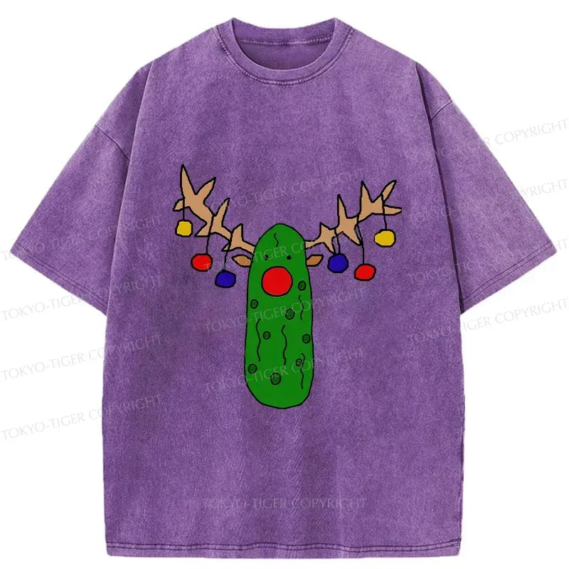 Christmas Pickles T-Shirt Casual Daily Wear
