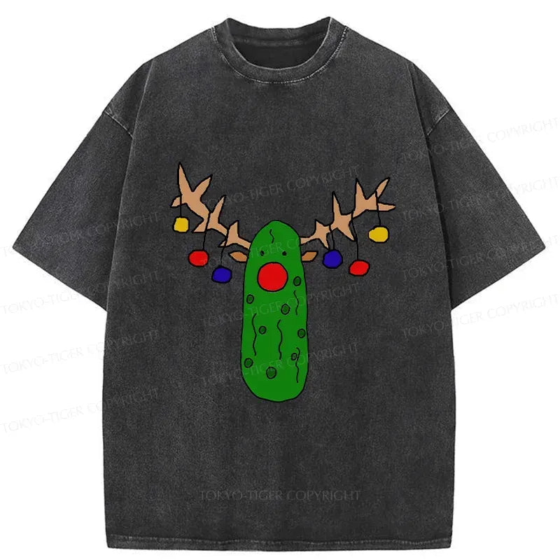 Christmas Pickles T-Shirt Casual Daily Wear