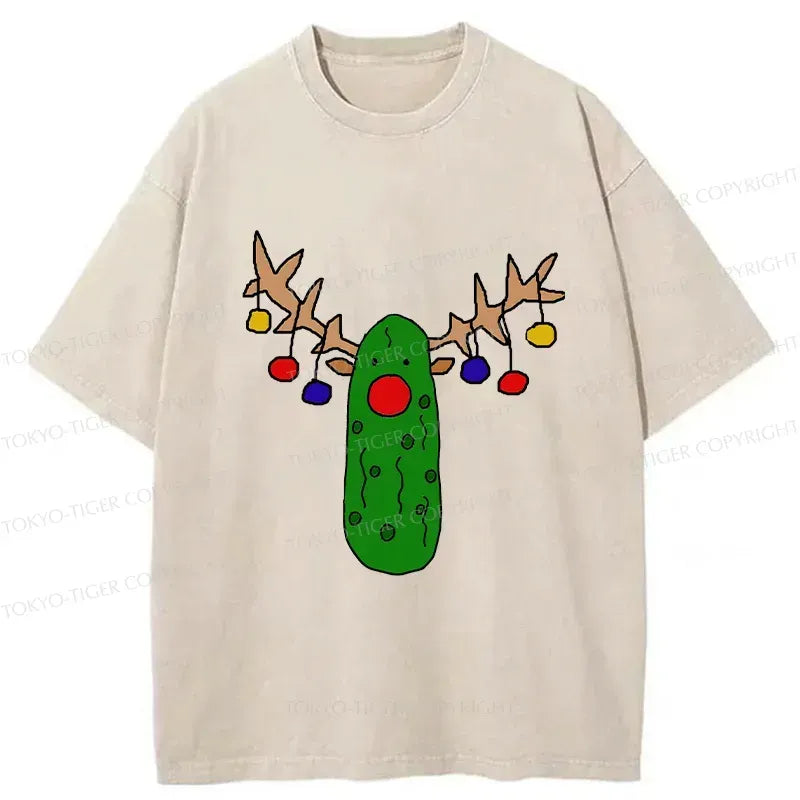 Christmas Pickles T-Shirt Casual Daily Wear