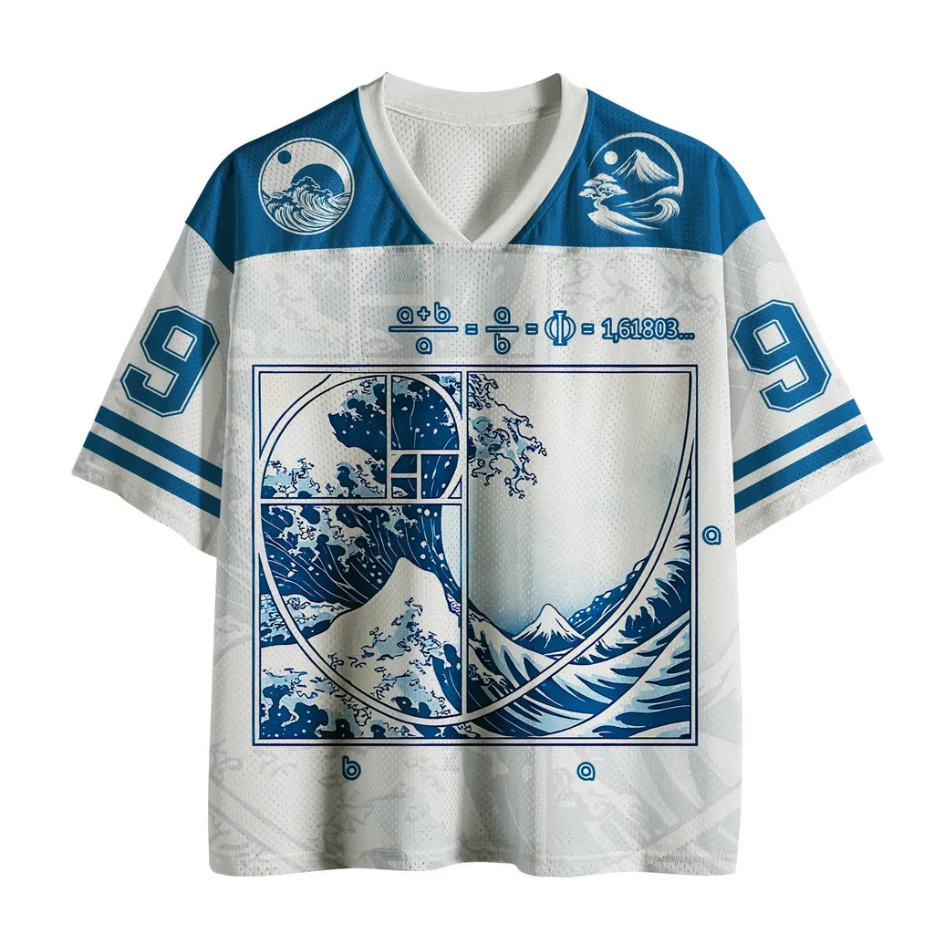 Ukiyoe Lion Mesh Jersey Trendy Gift Idea