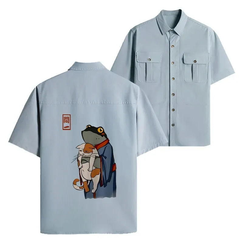 Kyoto Lion Shirt for Daily Wear