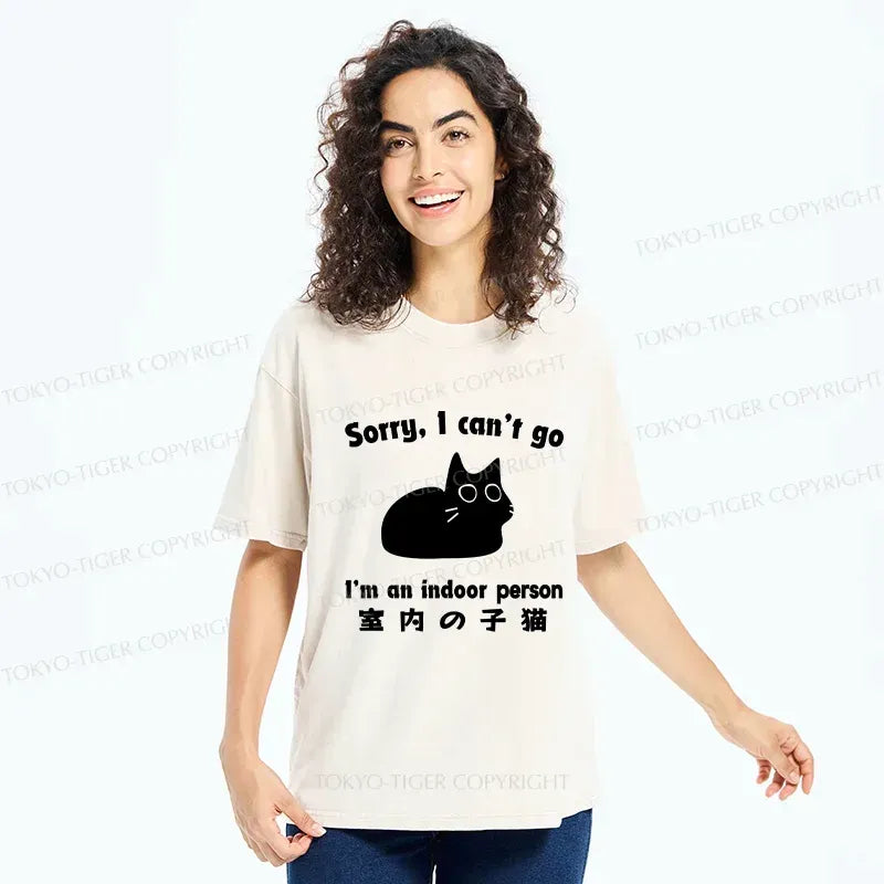 Unisex Japanese Cat T-Shirt for Streetwear