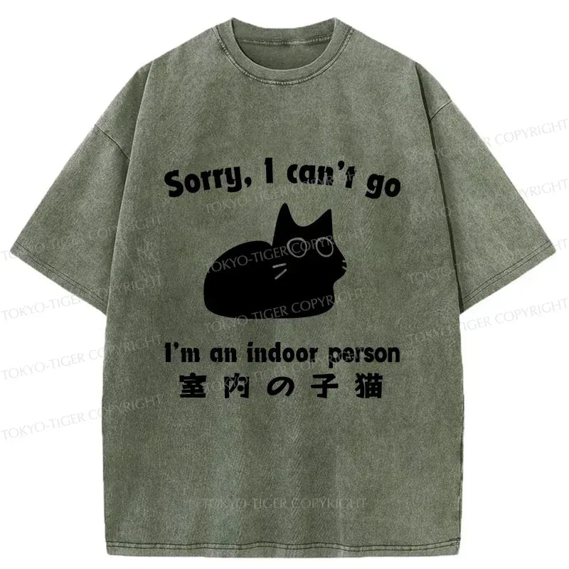 Japanese Washed Kitten T-Shirt Gift Idea