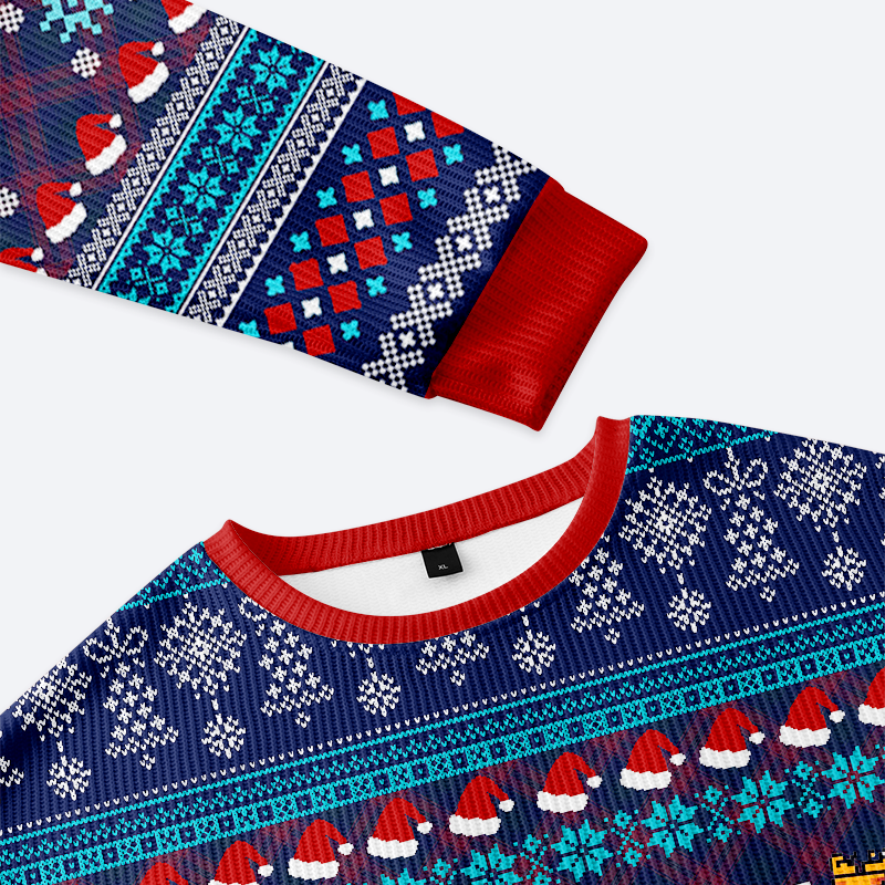 japanese lion ugly christmas sweatshirt for men