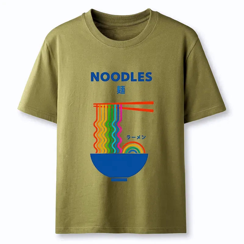 Japanese Ramen Rainbow T-Shirt for Summer