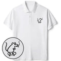 Japanese Streetwear Unisex Cotton Polo