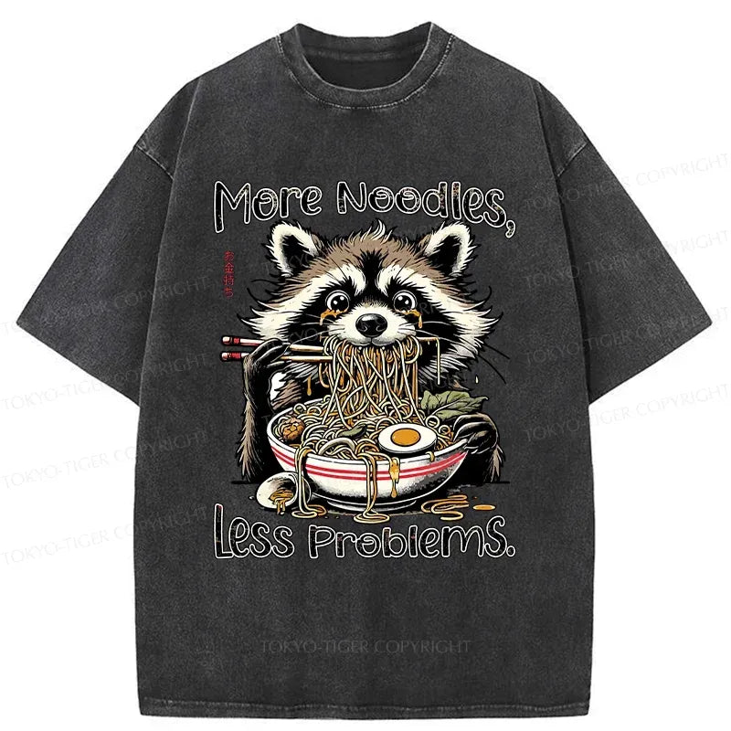 Japanese Vintage Raccoon Ramen Tee