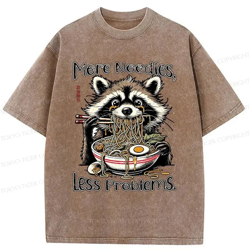 Japanese Vintage Raccoon Ramen Tee