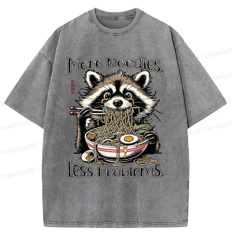 Japanese Vintage Raccoon Ramen Tee