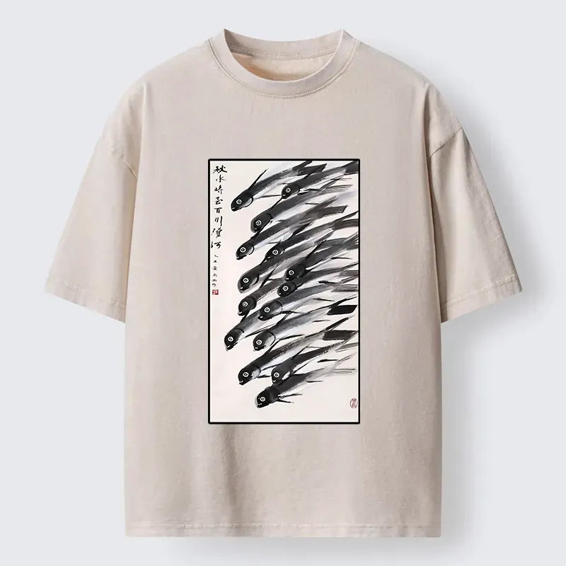 Ukiyo-e style unisex tee