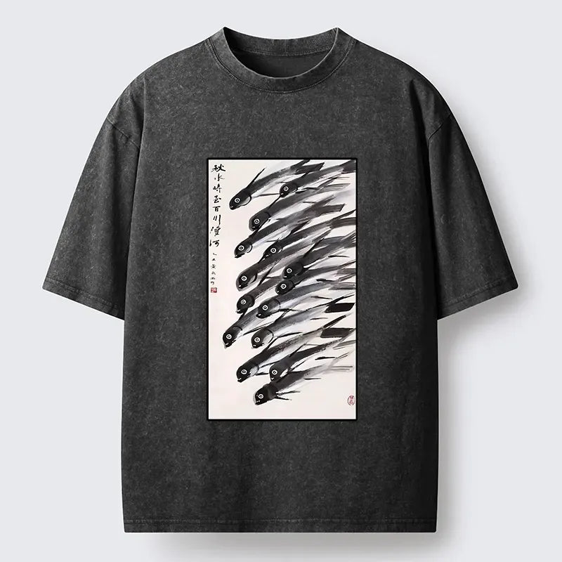 Ukiyo-e style unisex tee