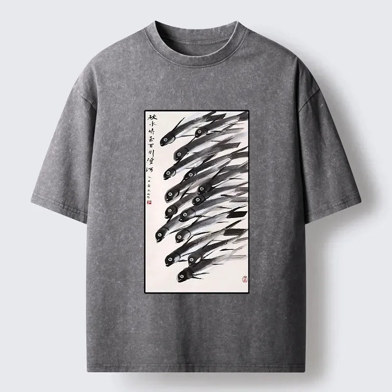 Ukiyo-e style unisex tee