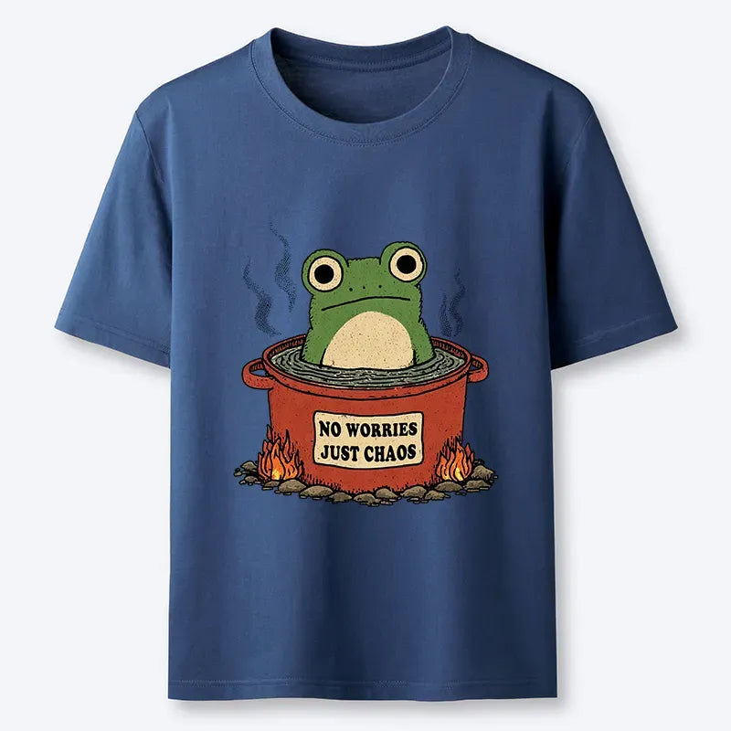 Kyoto-Lion Frog£ºNo Worries£¬Just Chaos Classic T-Shirt