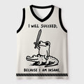 Kyoto-Lion Warrior Frog Funny Meme Mesh Tank Top