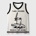 Kyoto-Lion Warrior Frog Funny Meme Mesh Tank Top