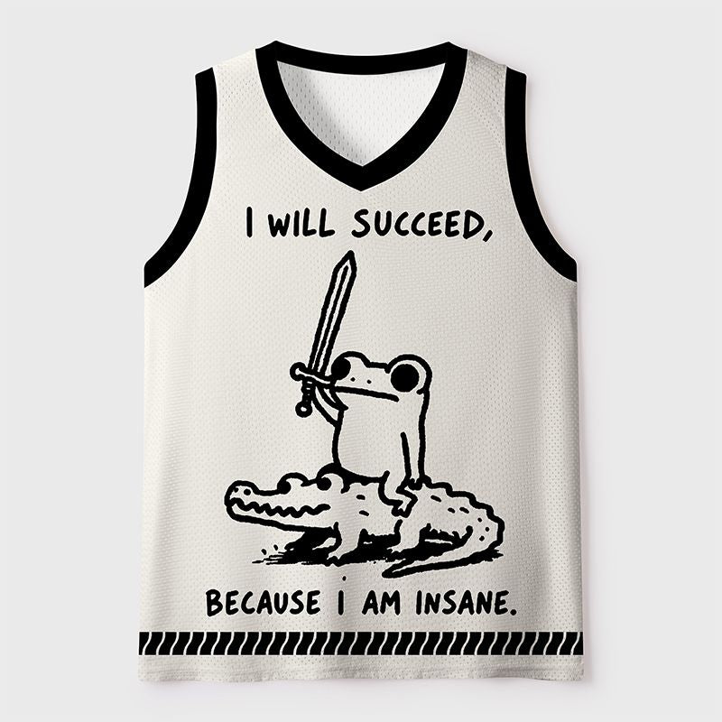 Kyoto-Lion Warrior Frog Funny Meme Mesh Tank Top